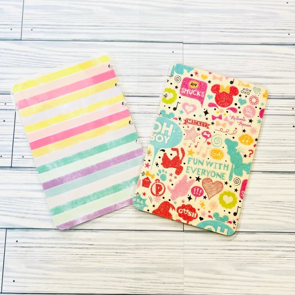Happy planner mini size set monthly and weekly Layout Disney Mickey and Minnie
